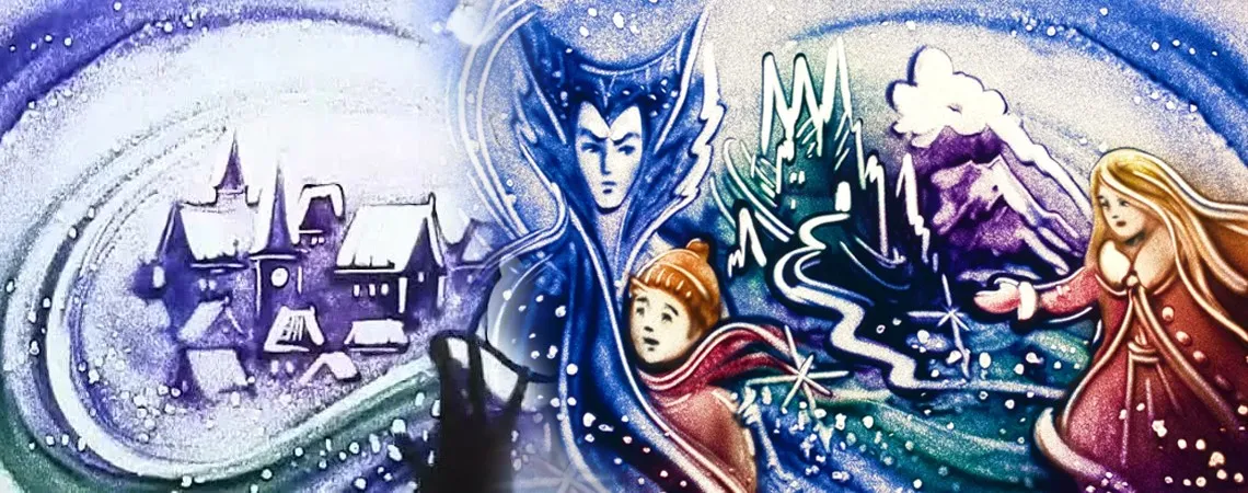 Новогодняя сказка с органом и песочной анимацией «Снежная королева»