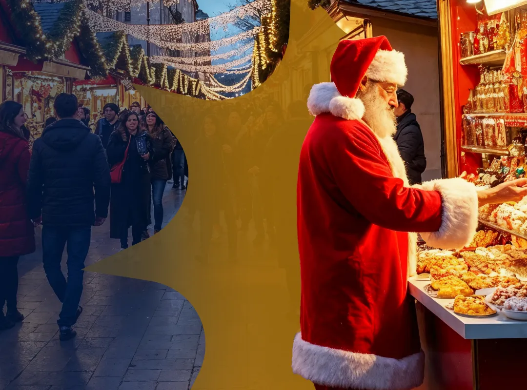 Новогодний маркет или рождественская ярмарка? Столкновение поколений на фоне традиционных развлечений